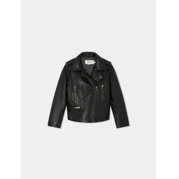 NWT Bonpoint Temple Sheepskin Leather Jacket in Size 6